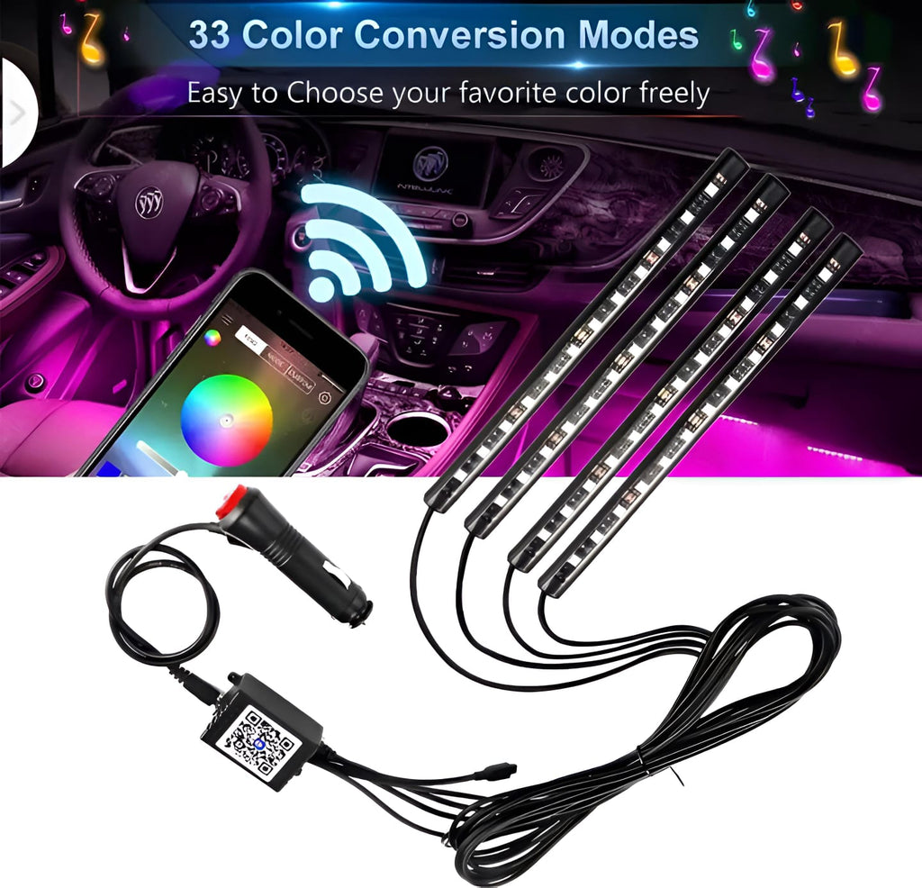 USB LED Car Interior Ambient Light Strip
